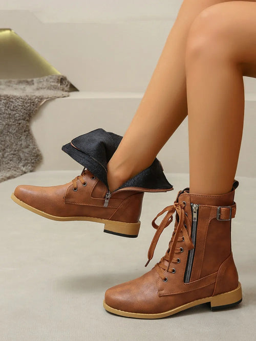 Boot Lover Leather : Lace-Up Boots