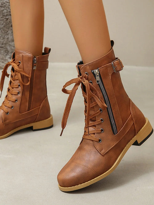 Boot Lover Leather : Lace-Up Boots